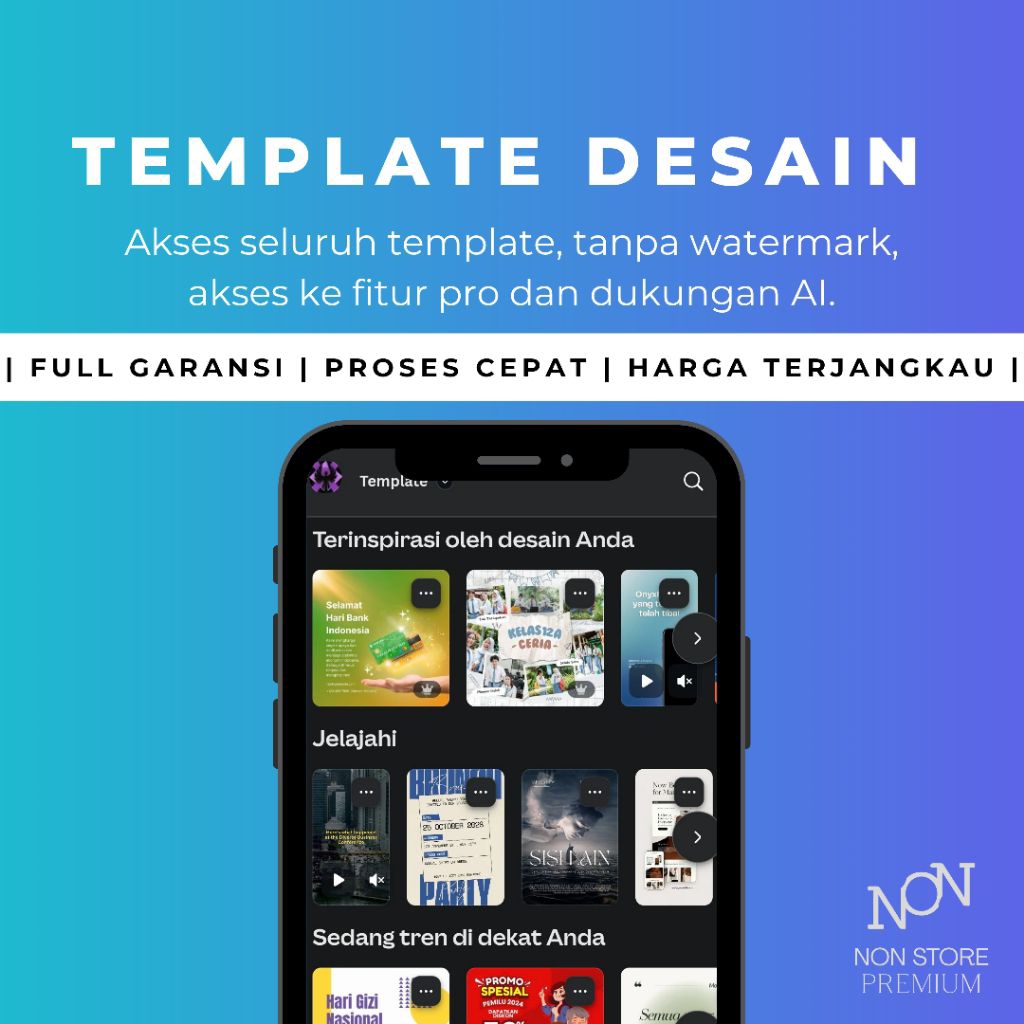CANVA PREMIUM TEMPLATE DESIGN mudah dan cepat cocok untuk semua designer