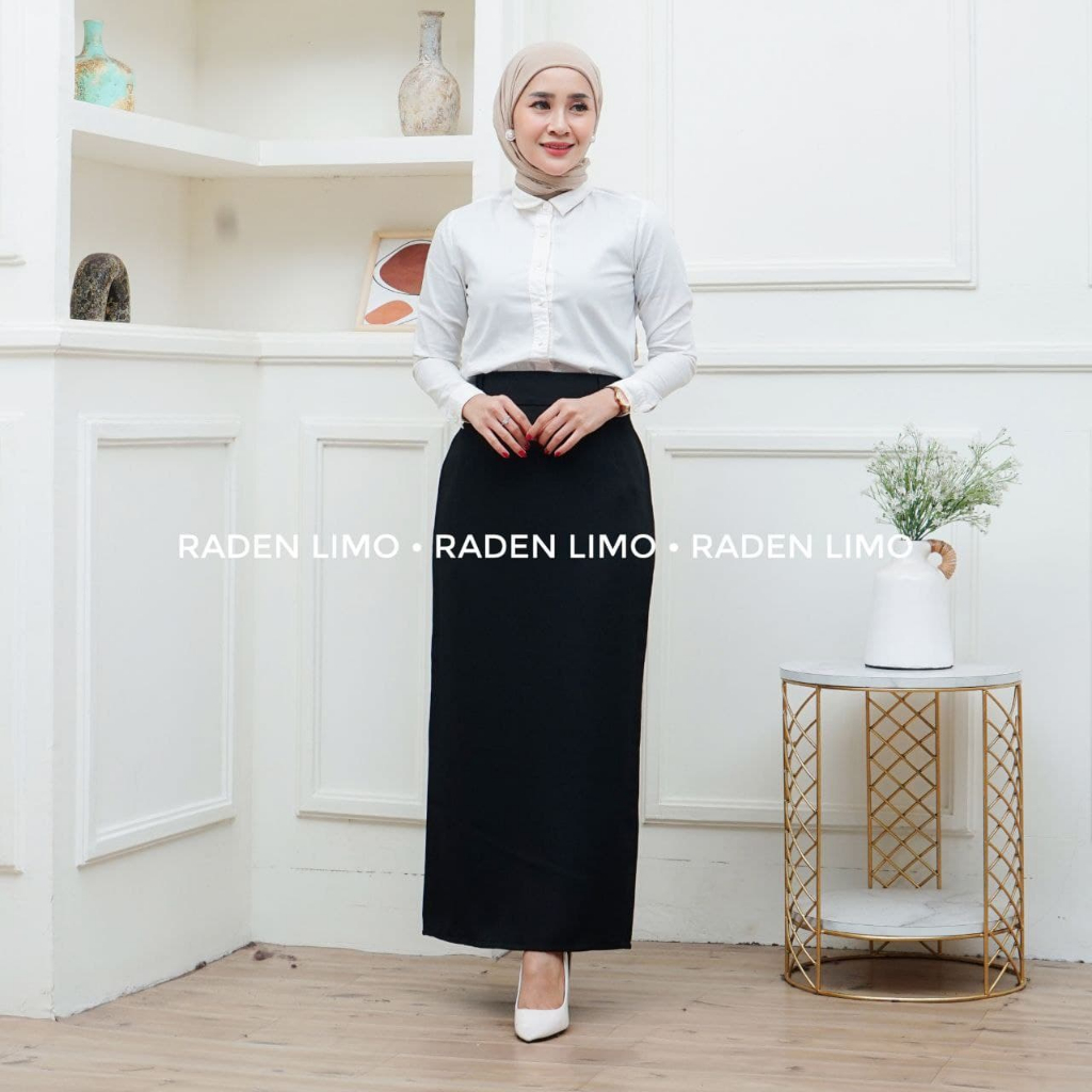 rok hitam span kerja panjang S-L5 ban pas