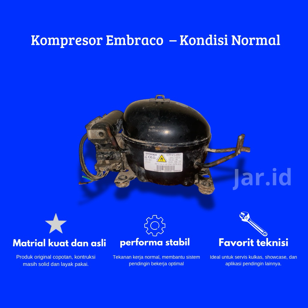 Kompresor Embraco 1/3 PK  Freezer 500L Showcase 600L R290 R134a
