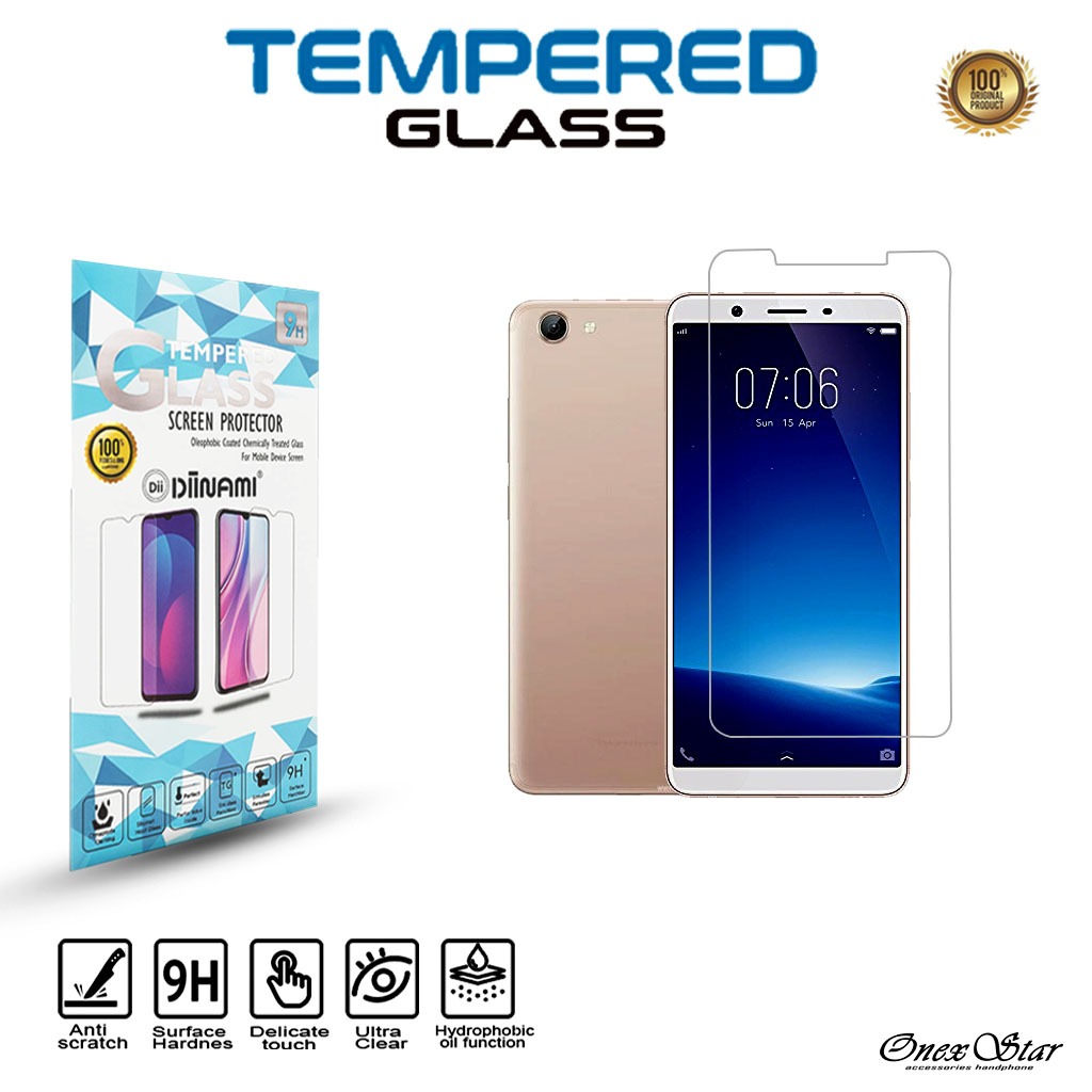 Tempered Glass Clear For Vivo Y71 / 1724 - Anti Gores Hp - Pelindung Layar Hp - Tempered Glass kaca 