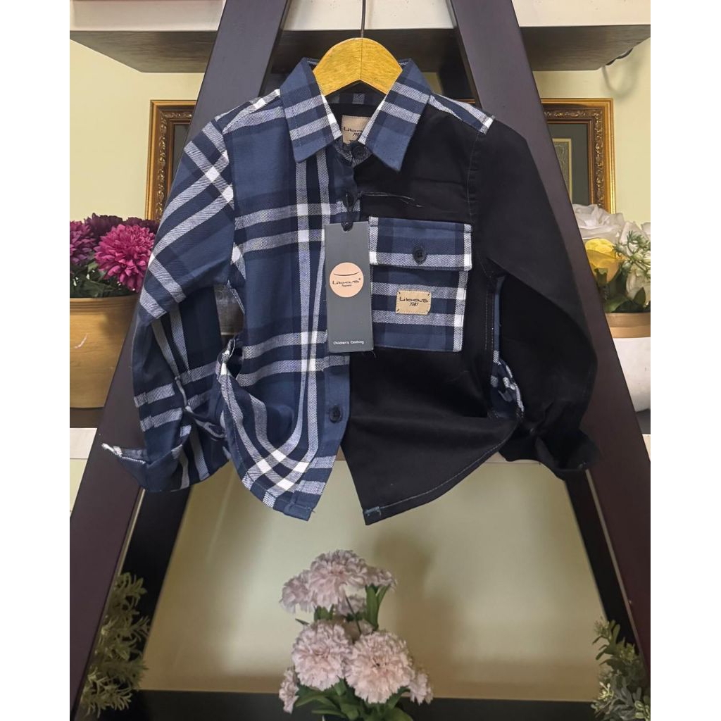 kurta anak laki motif kotak by libas/kurta Pakistan by libas