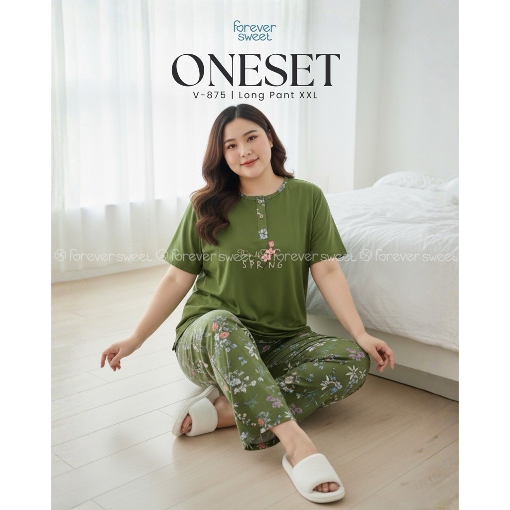 FOREVER SWEET Ld 116 Cp Jumbo | Baju Tidur Forever | Baju Tidur Wanita | Baju Tidur Dewasa | Dailila