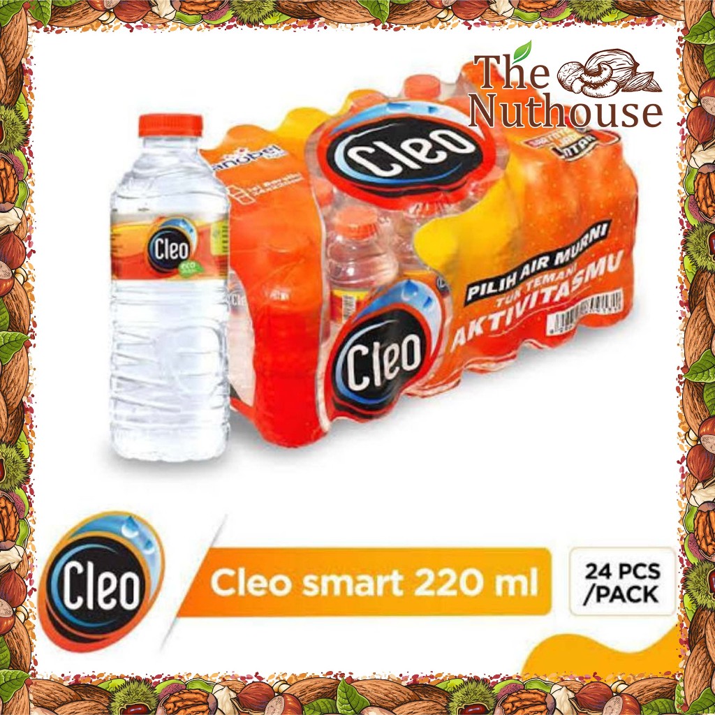 CLEO 220ml Air Minum Botol 1 dus isi 24pcs