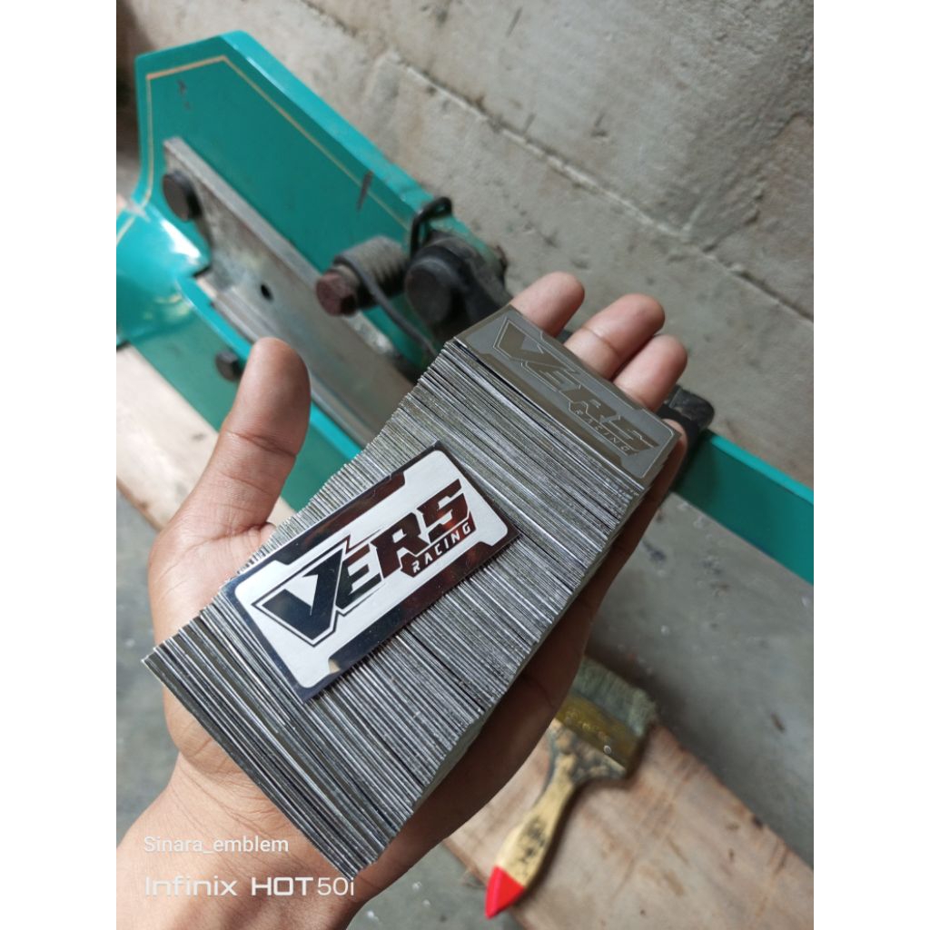 emblem leheran knalpot custom (minimal 50pcs)