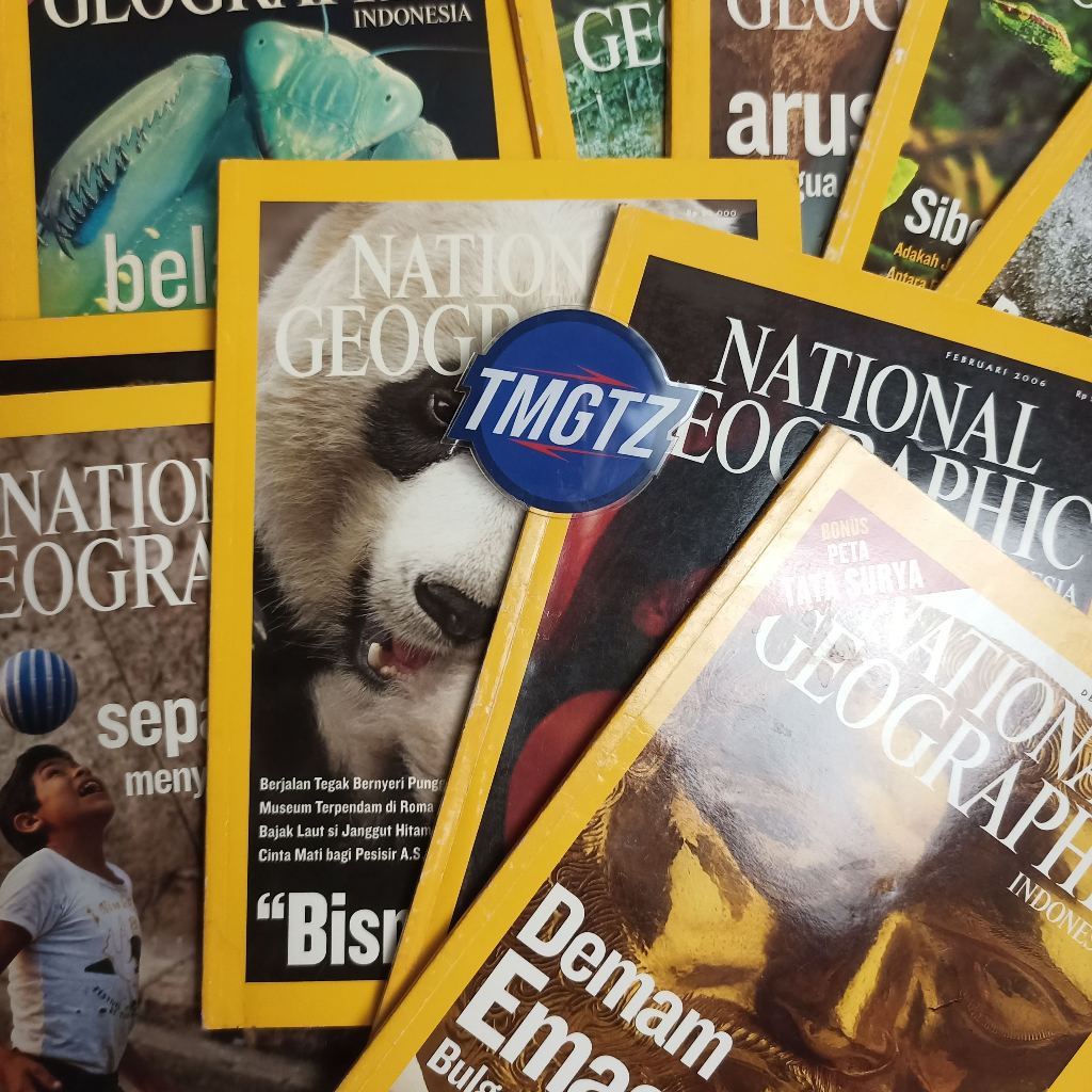 majalah natgeo 2006 national geographic buku bekas second cabutan satuan