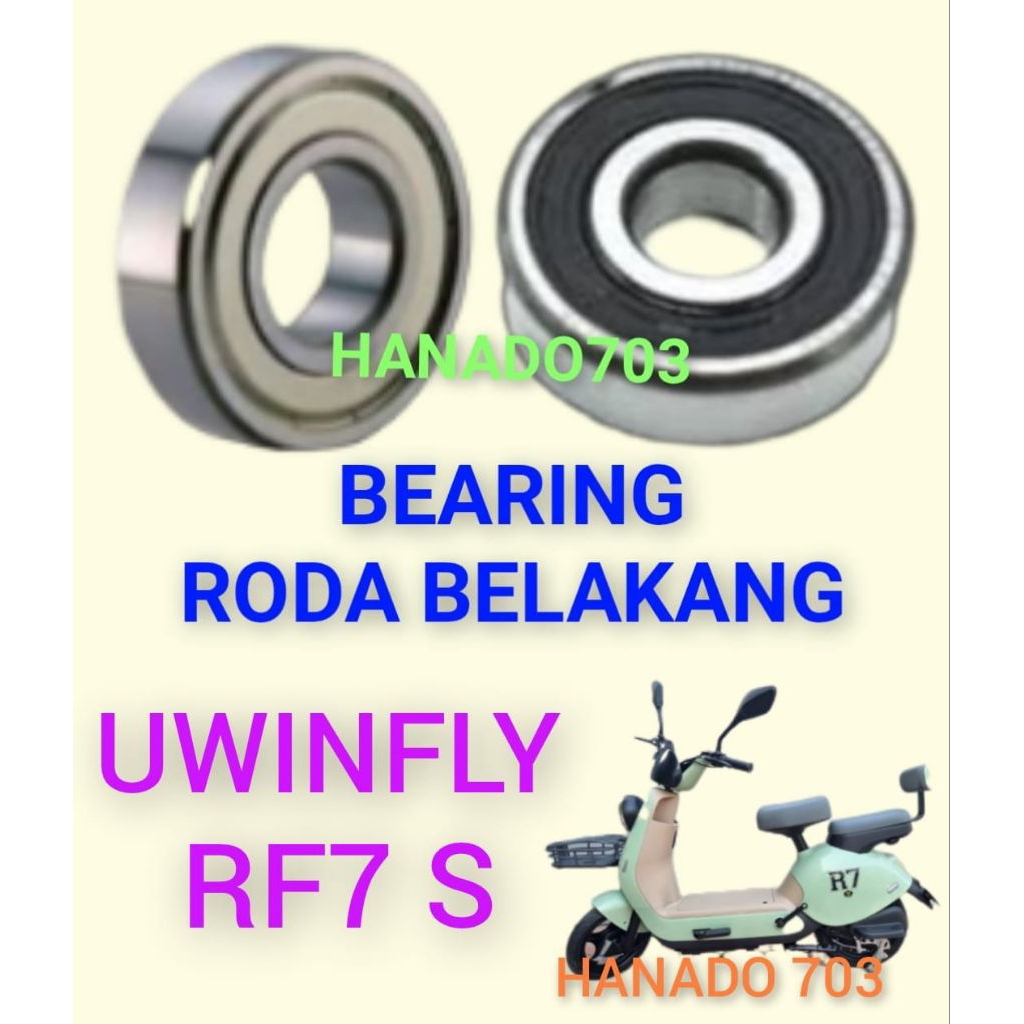 bearing roda belakang sepeda listrik uwinfly RF7 S laker klahar roda dinamo belakanh sepeda listrik 
