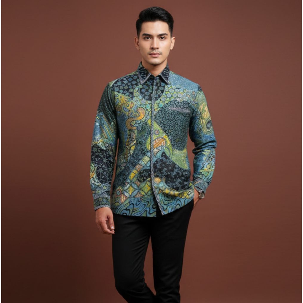Batik Cantieq Exclusive - ASKARA | Batik pria premium smock katun tulis solo, | batik pria premium c
