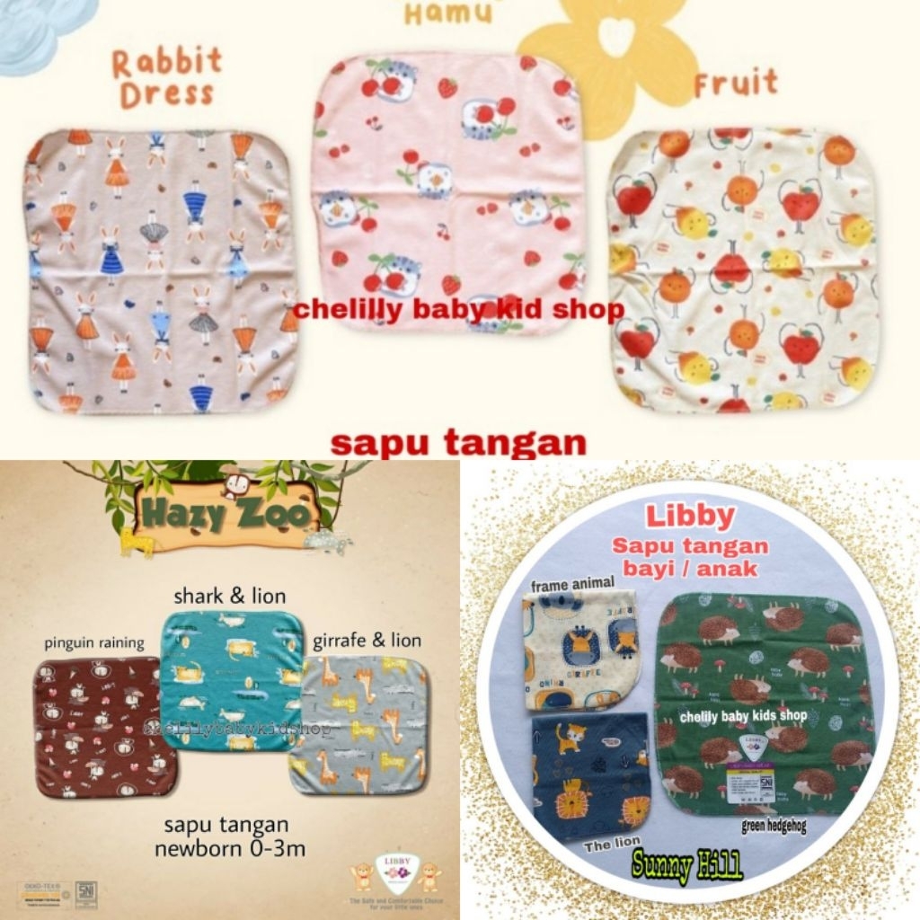 Libby Sapu Tangan baby/Anak
