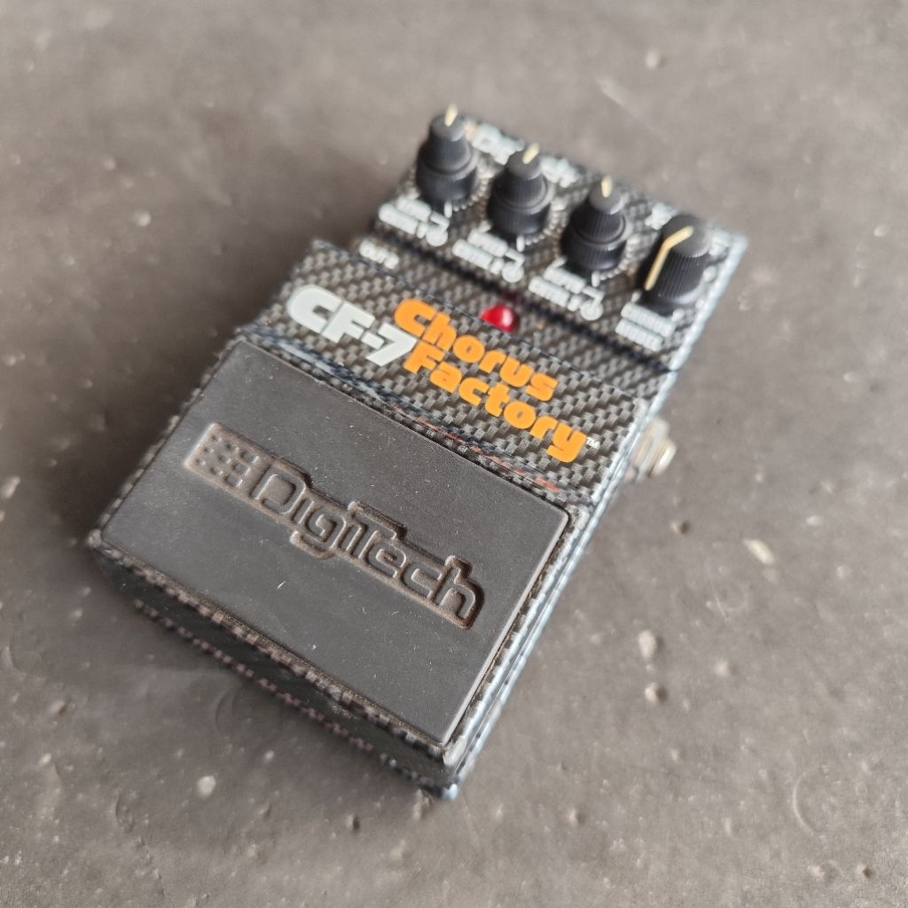Digitech CF-7 Chorus Factory, 7 model Chorus dalam 1 Efek, Efek Gitar, Chorus, Flanger,Boss CH1,BF3
