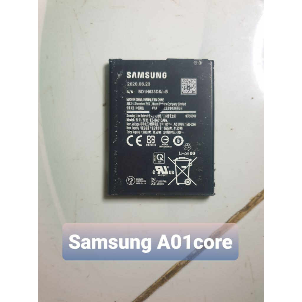 Batre Samsung A01 Core Original Copotan