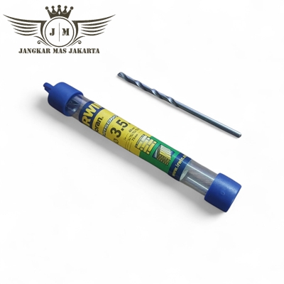 IRWIN Mata Bor Beton 3.5mm Masonry Joran Drill Bit 3,5 3.5 mm Mata Bor Besi Tembok Beton Kayu Kuat J