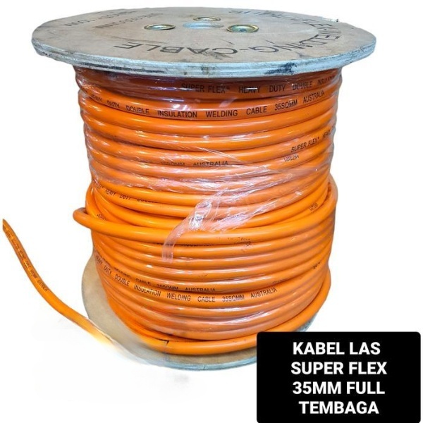 Lasindo - Kabel Las 35Mm Full Tembaga / Kabel Las Super Flex 35 Mm