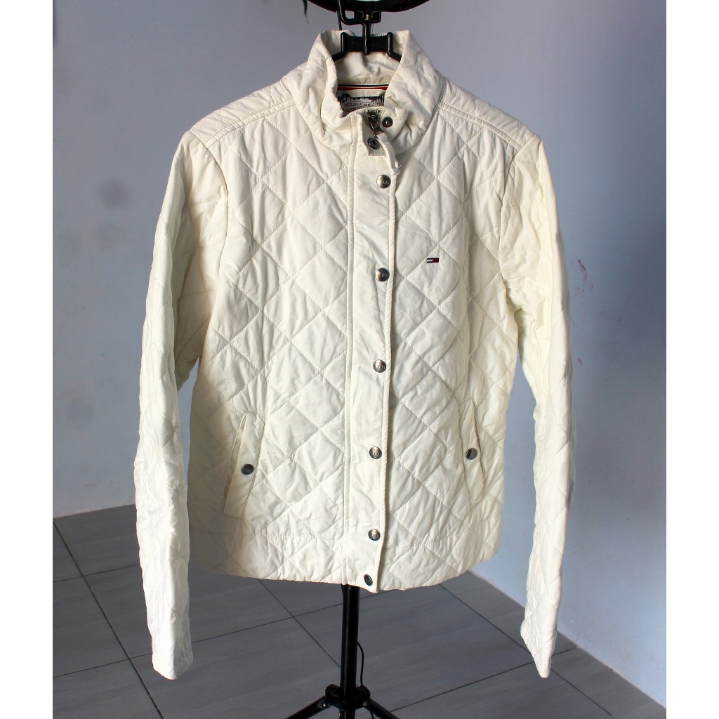 Jaket Wanita Tommy Hilfiger Original Quilted | Jaket Musim Dingin Cewek Premium | Winter Jacket Impo