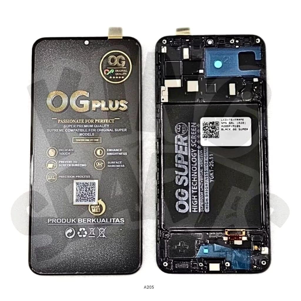 LCD SAMSUNG A20+FRAME