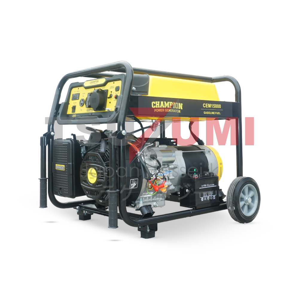 Genset Open Bensin 12000 watt 1 phase Champion CEM15000