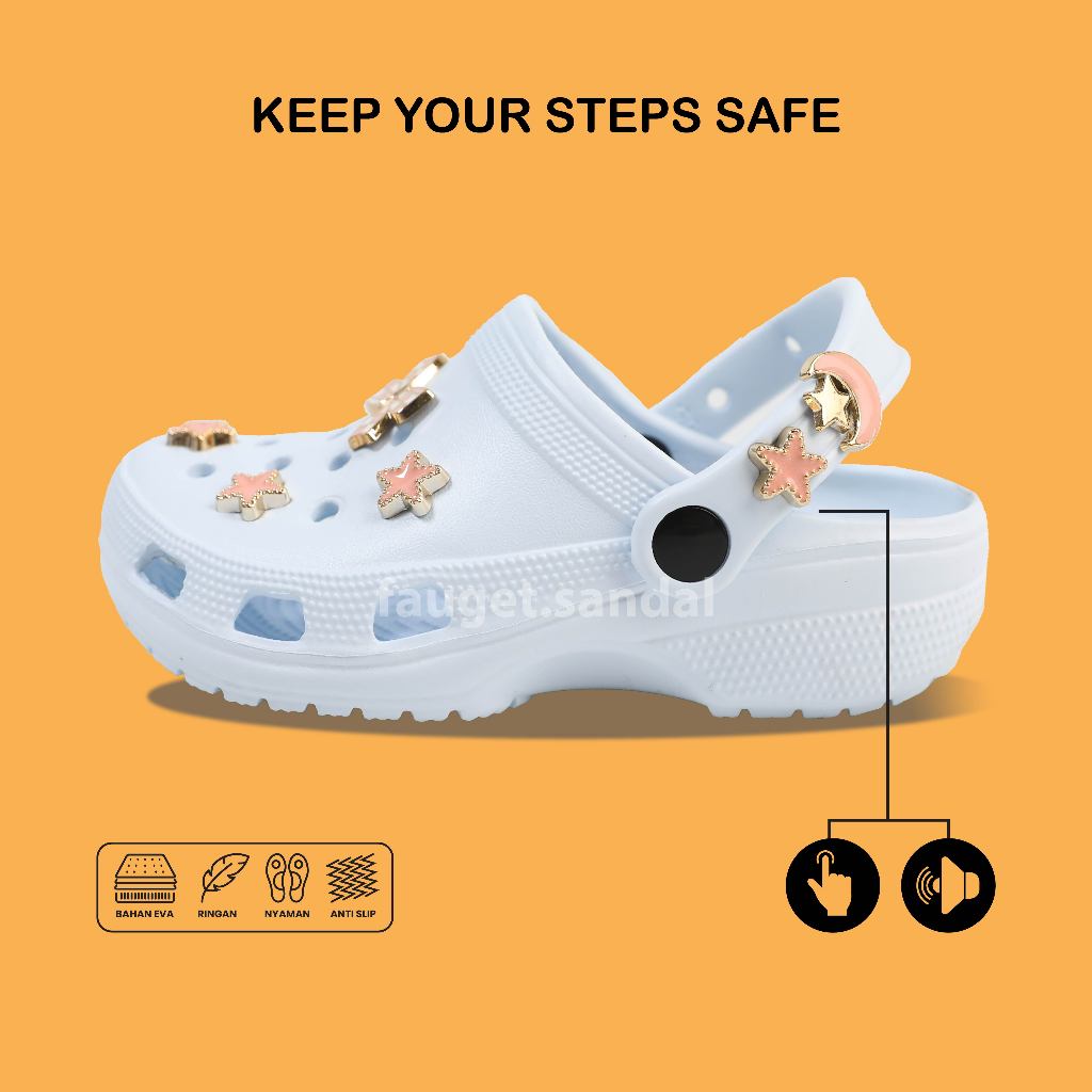 Sandal Anak Bunyi Cit-cit Sandal Kodok Baim Motif Lucu Bahan empuk Anti Slip Ringan H3506B-1H3506K-1