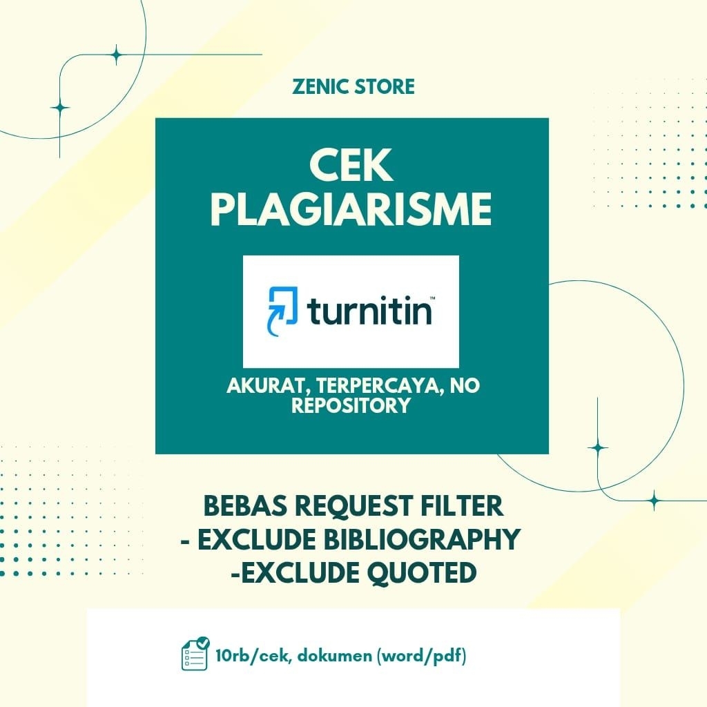 Jasa Turnitin Murah terpercaya