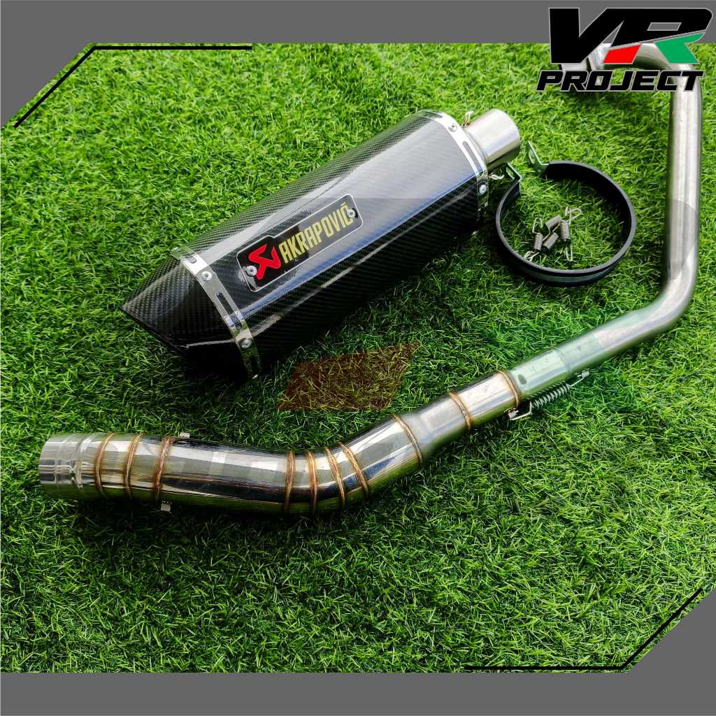 Knalpot Racing Akrapovic Karbon VIXION CBR BYSON