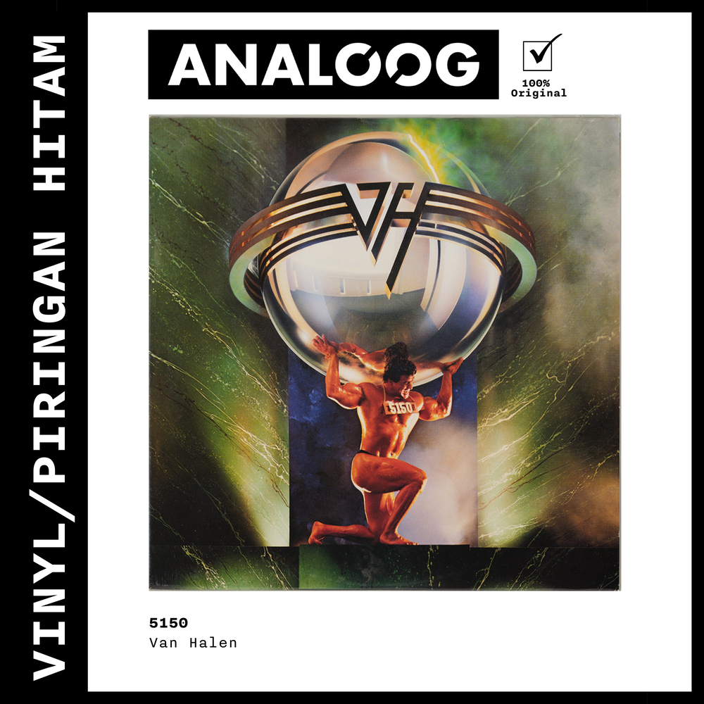 (VINYL/PIRINGAN HITAM) - VAN HALEN - 5150.