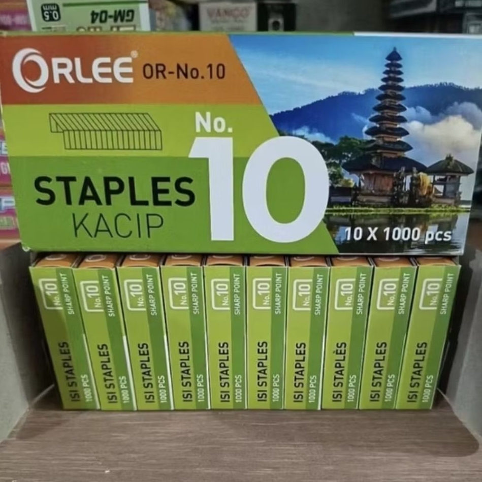 Grosir 1 Pack isi 10 box isi Staples Steples Stapler 10