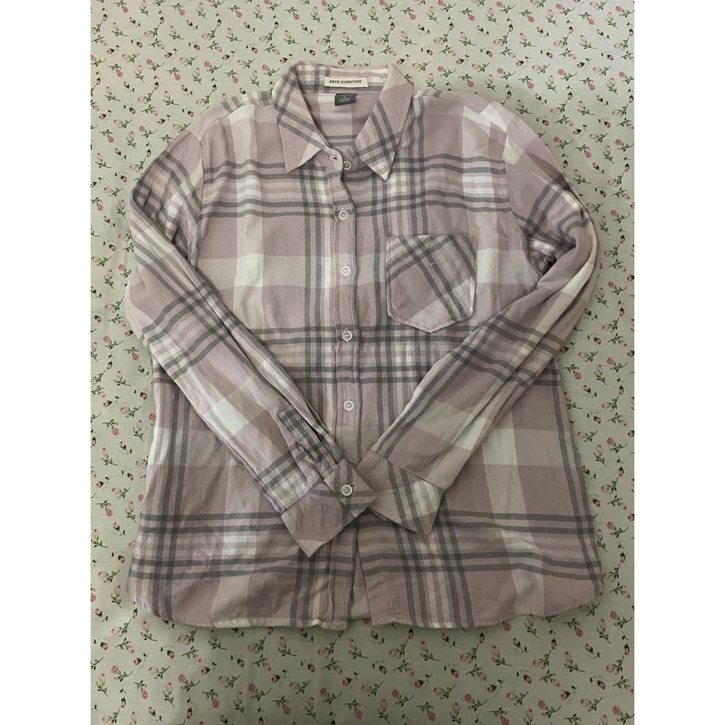 kemeja pink preloved