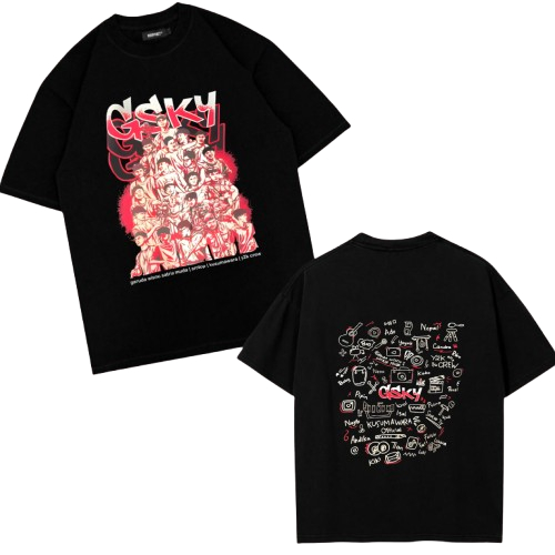 Ready Kaos GSKY GWSM Srotop TV Kusumawara Y2K Crew Terbaru Merchandise Original GWSM