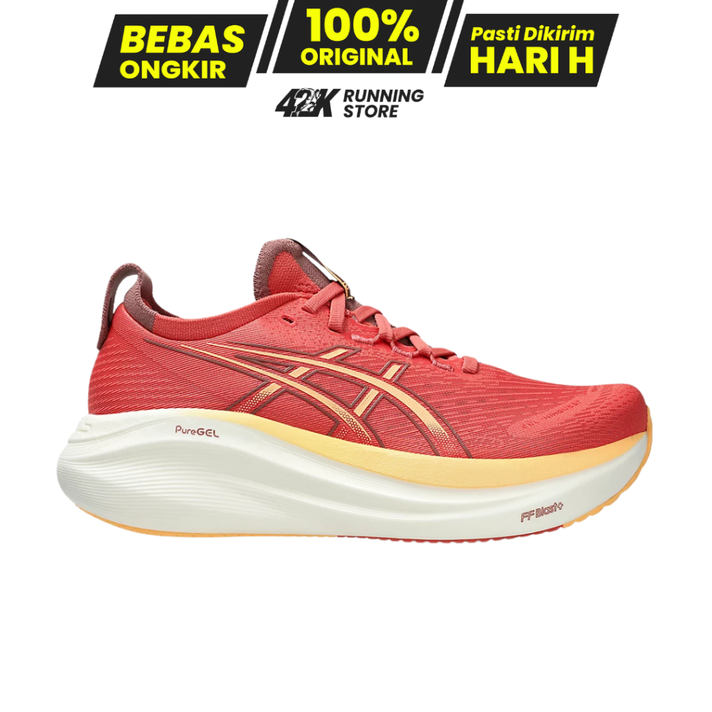 Sepatu Lari ASICS Gel-Nimbus 27 Woman Original