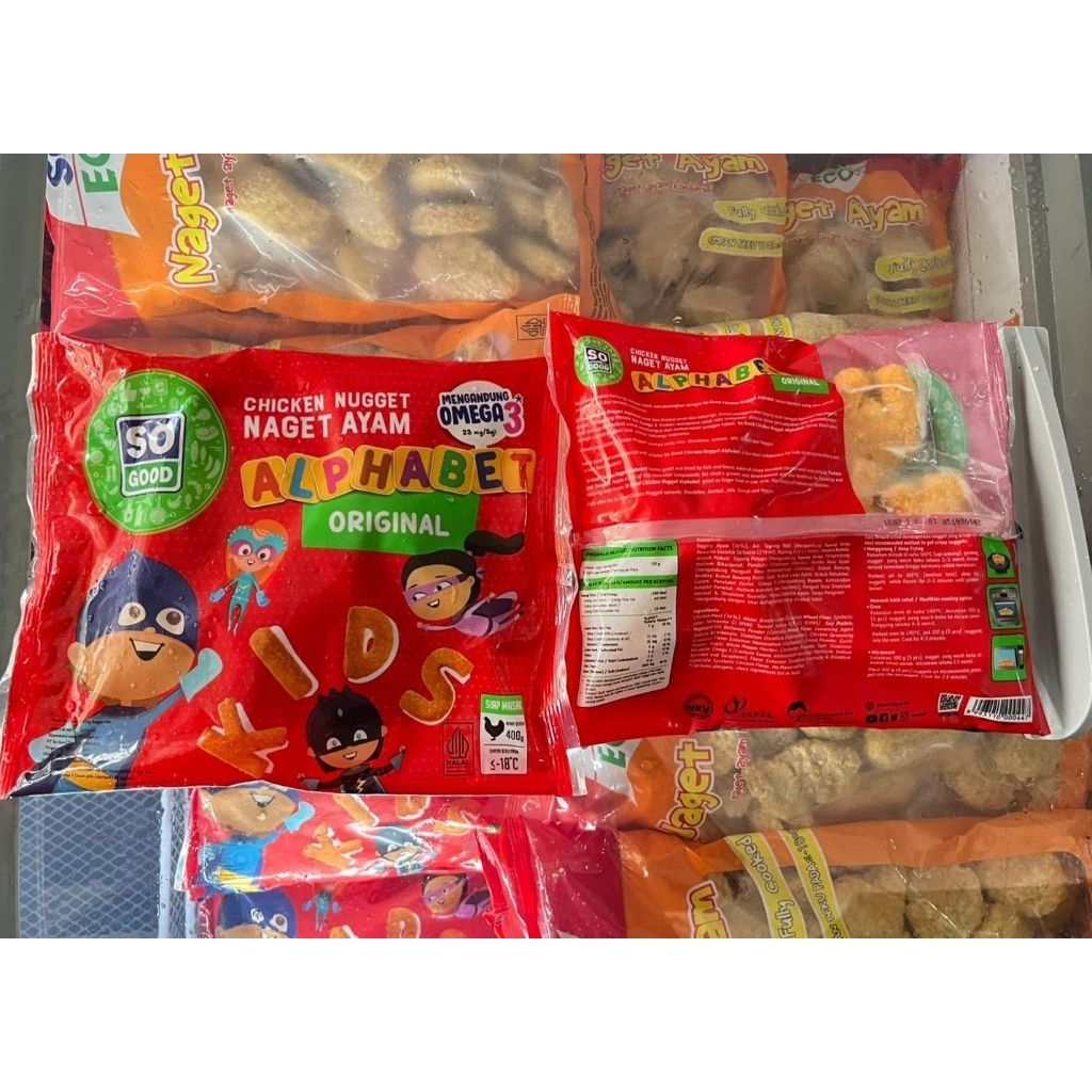 SO GOOD NUGGET ALPHABET/NUGGET SO GOOD 400gr
