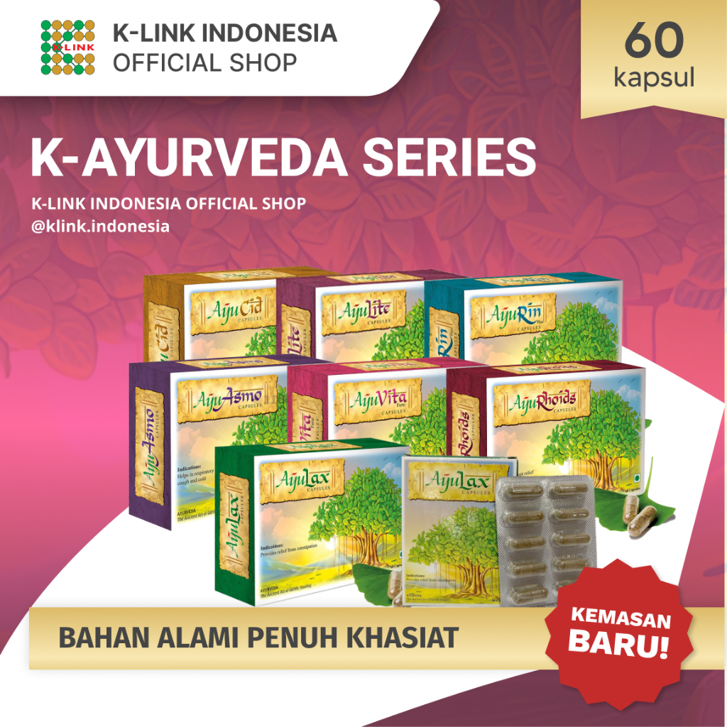 AYURVEDA EXCLUSIVE ALL SERIES LENGKAP AyuLax AyuRhoids AyuLite AyuVita AyuRin Ayuasmo Ayucid Origina