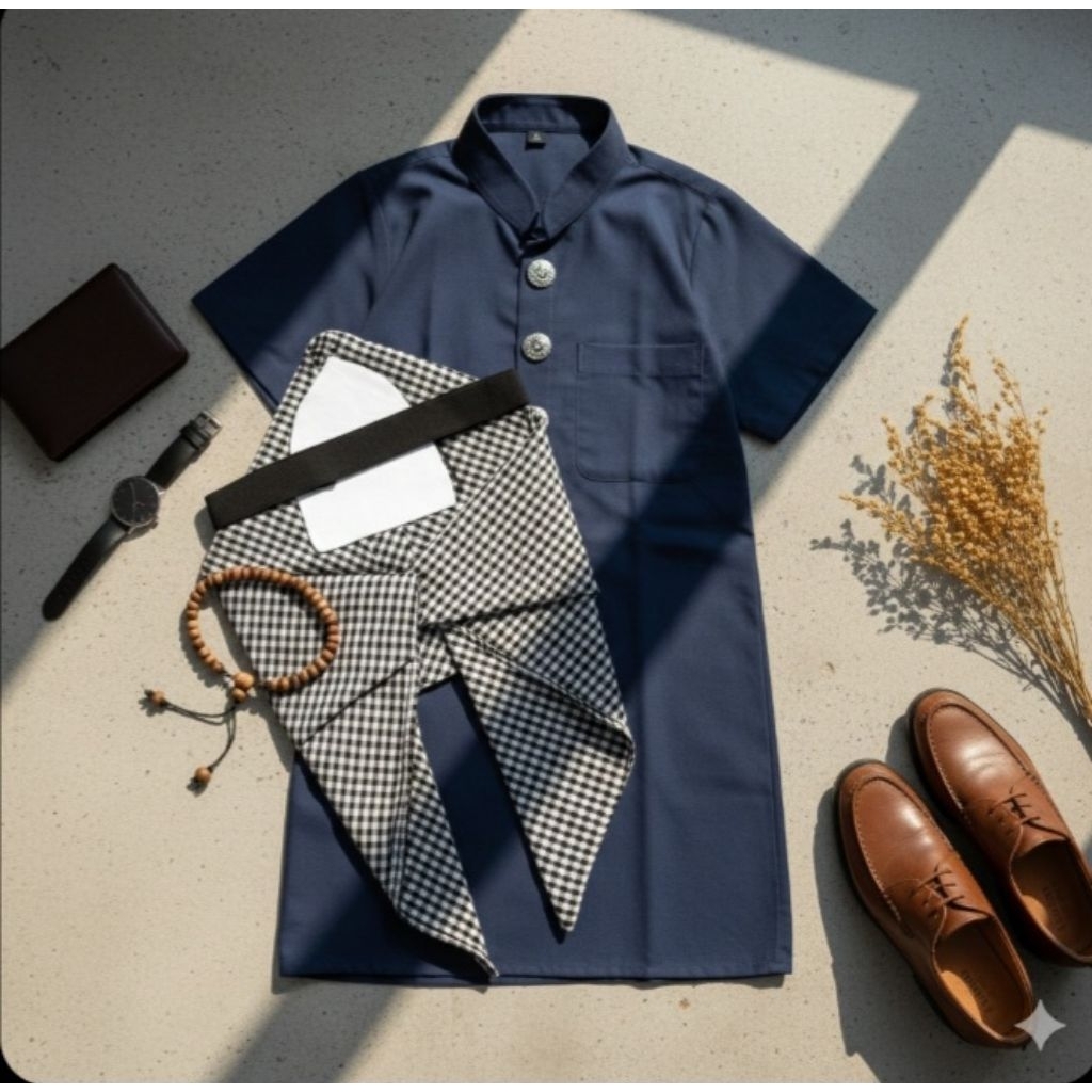 BAJU GAMIS KOKO SET SORBAN ANAK BAYI 0-2 TAHUN | JUBAH KATUN BAYI SETELAN SORBAN