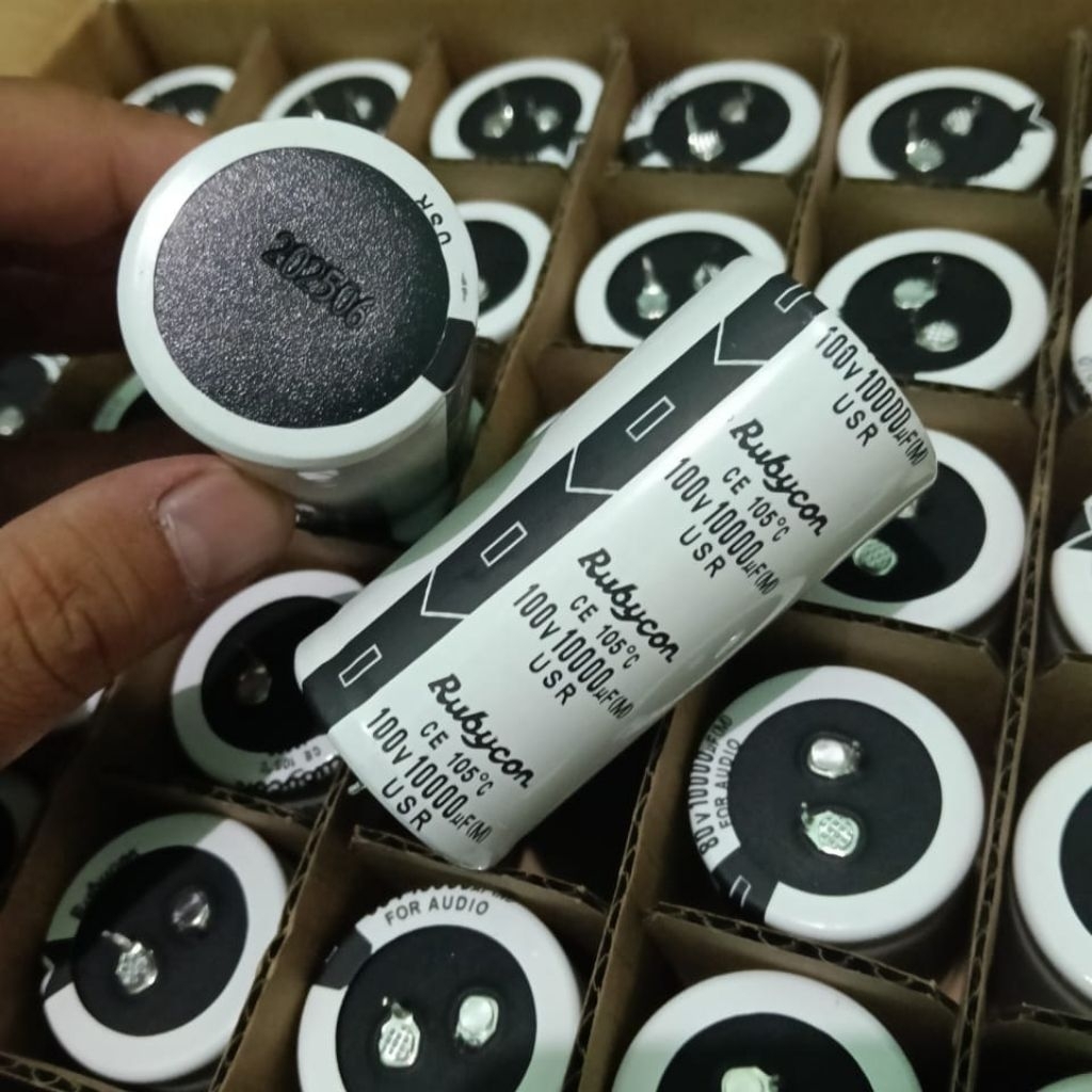 Elco Rubycon USR 100v 10000uf putih