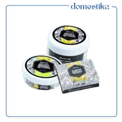 -Domestika- Bedda Lotong by Mabello - Lulur & Sabun badan Beras Bedak Hitam Bugis Makassar