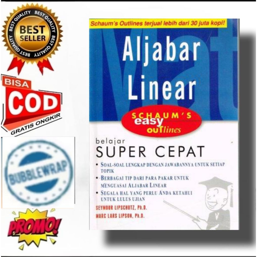 BUKU ALJABAR LINEAR SCHAUM S EASY OUTLINES