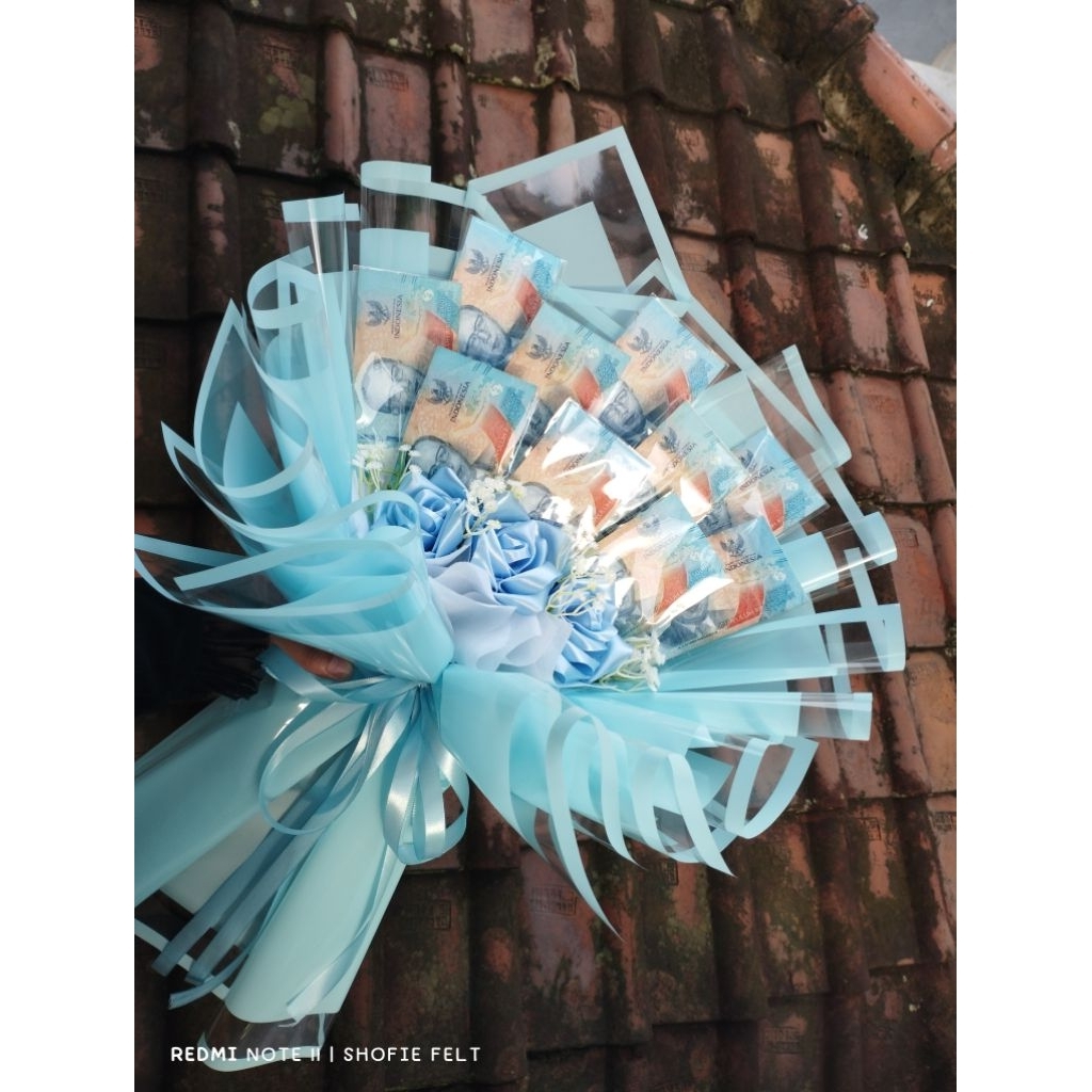 buket kosongan 10lembar, 15lembar, 20lembar, 25lembar uang / buket bunga / buket uang / buket