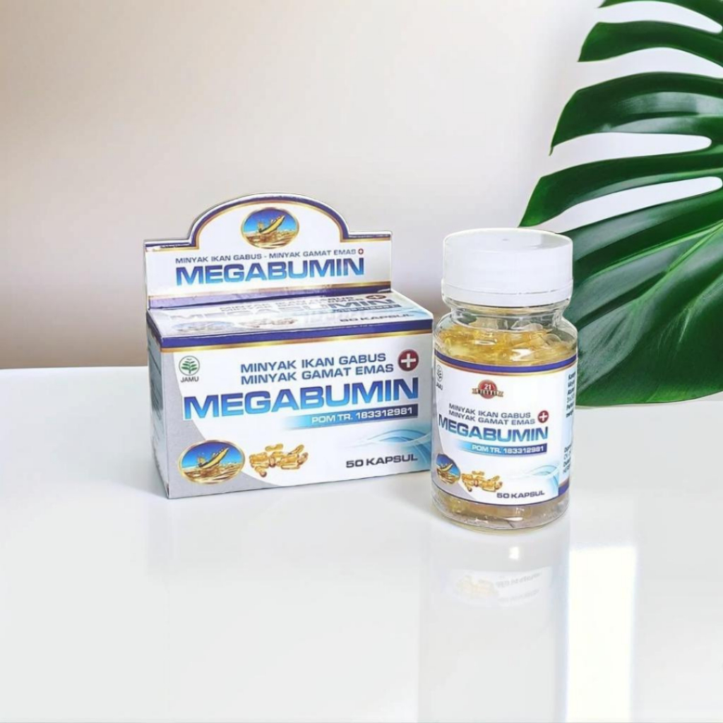 Megabumin Minyak Ikan Gabus Asli dengan Minyak Gamat Emas
