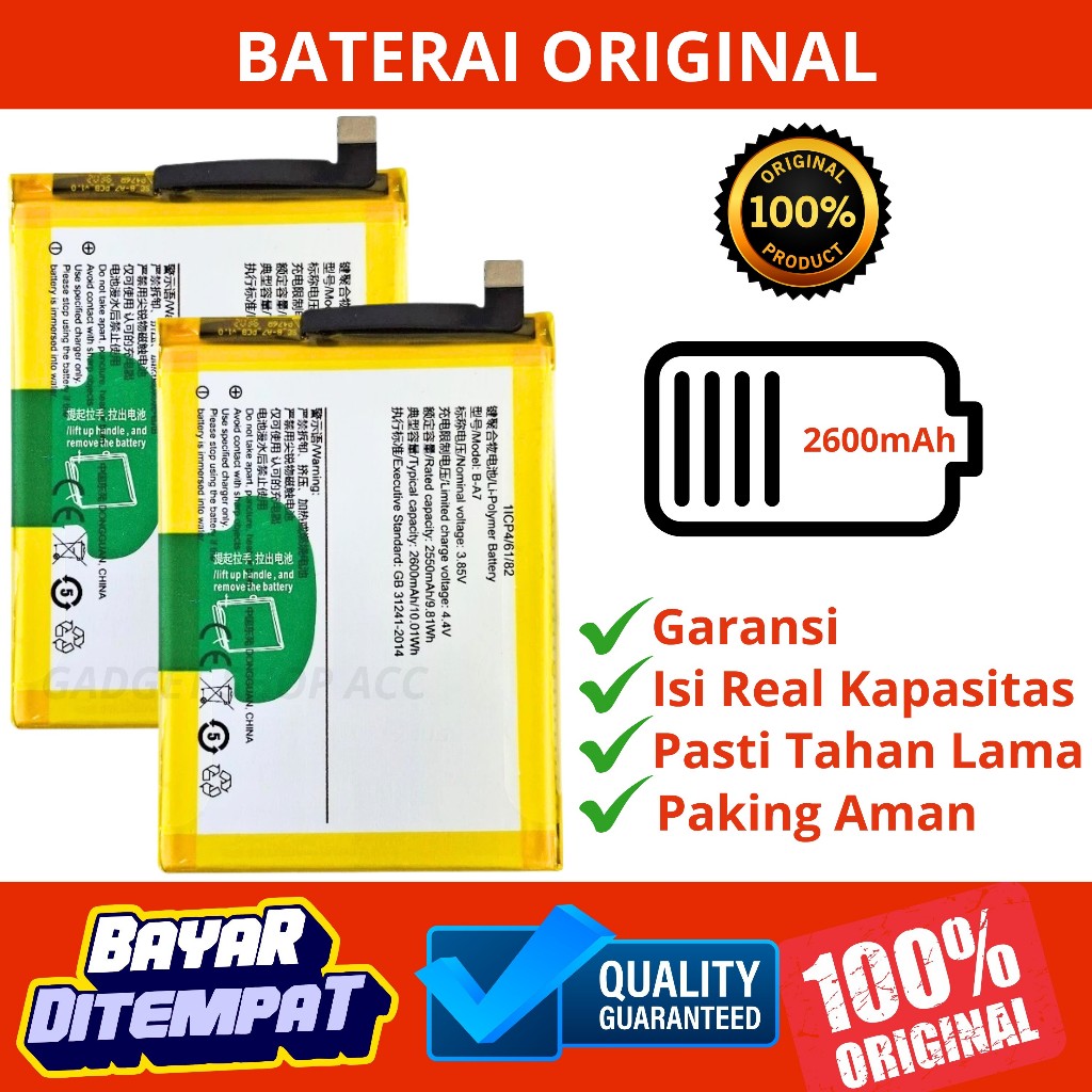 BATERAI VIVO V3 B-A7 UNTUK VIVO V3 (OEM)
