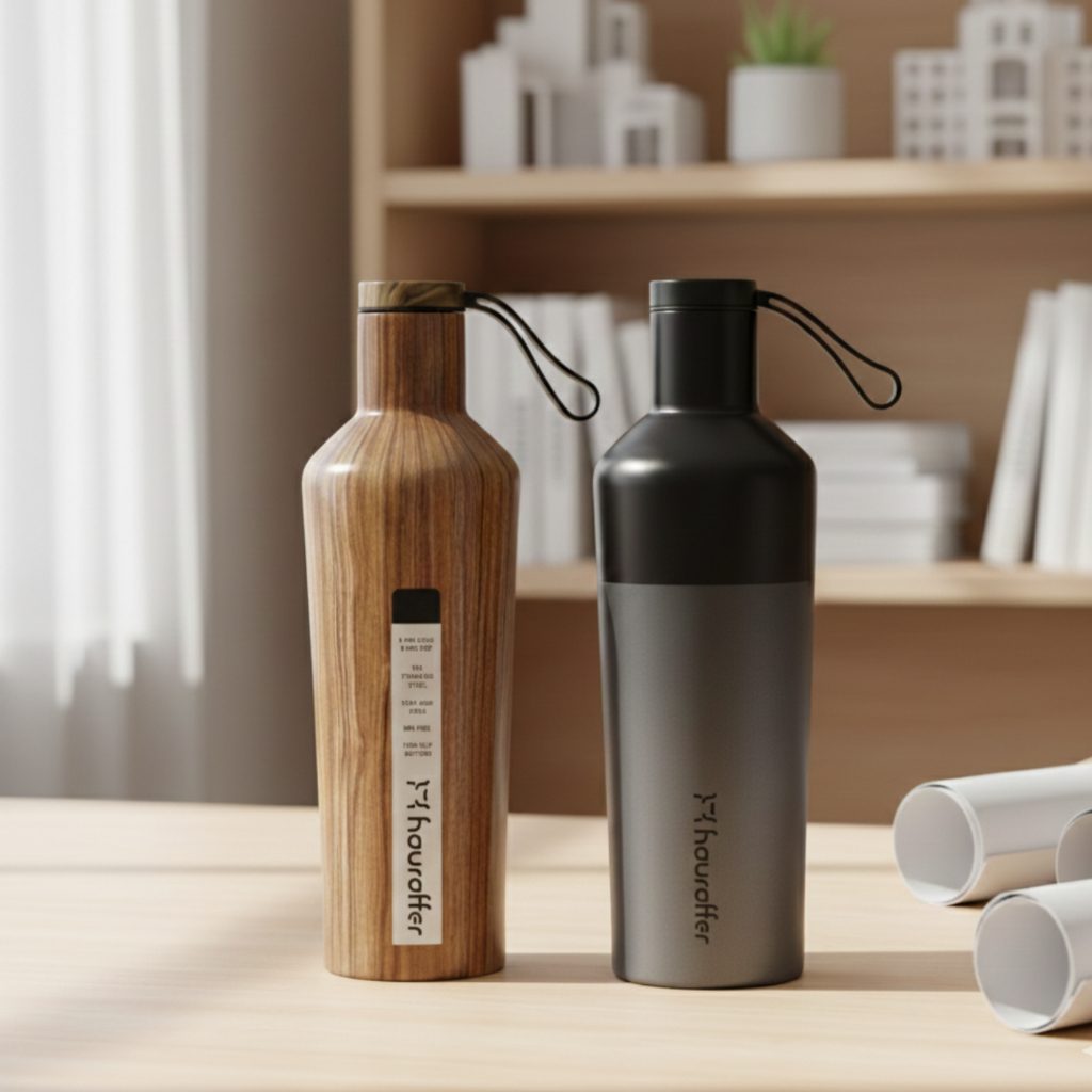 Houroffer Botol Minum Thermos Tumbler HRF-802 Stainless Steel Tahan Panas & Dingin 750ml
