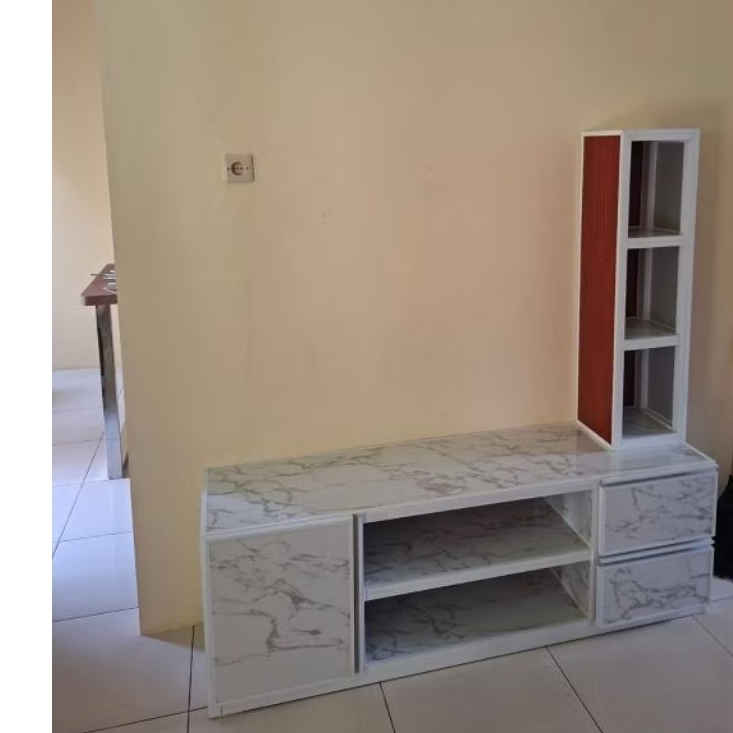 Bufet Buffet TV Minimalis Modern Aluminium ACP / Meja TV  Lemari Aluminium ACP