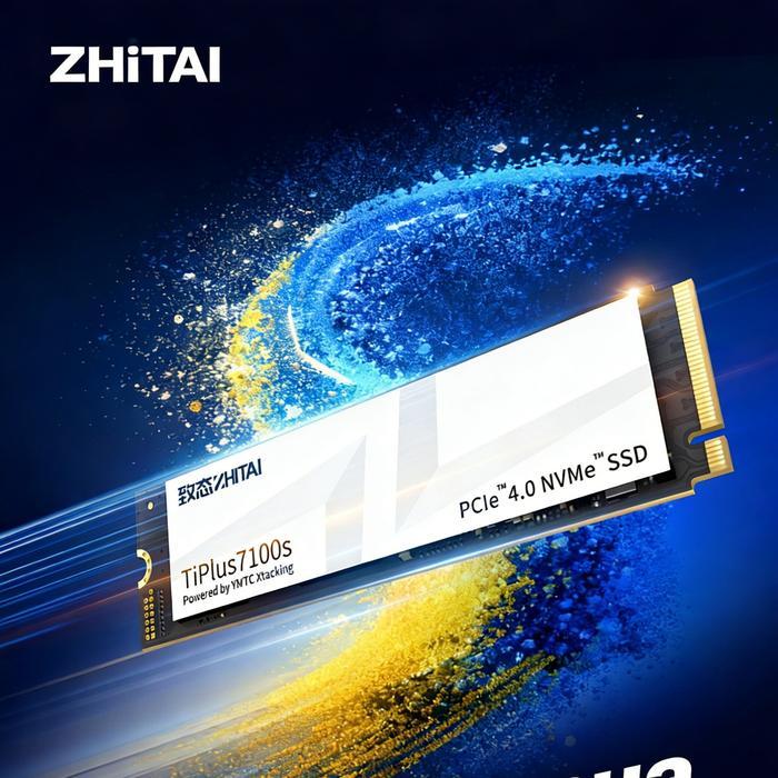 ZHITAI TiPlus7100S 1TB M.2 SSD Notebook Desktop NVMe PCIe 4.0 7400MB/s