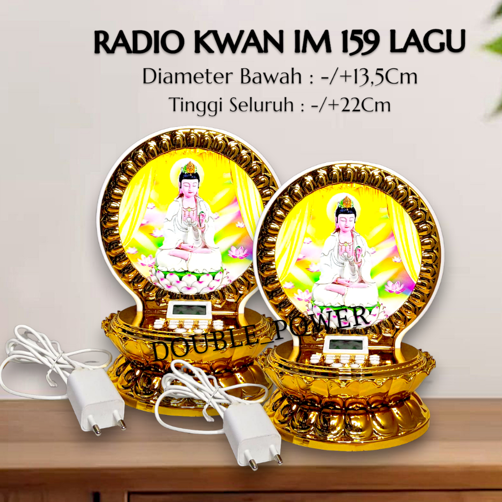 Pemutar Musik Buddha KWAN IM 159 Lagu Doa Mantra 1 Pcs