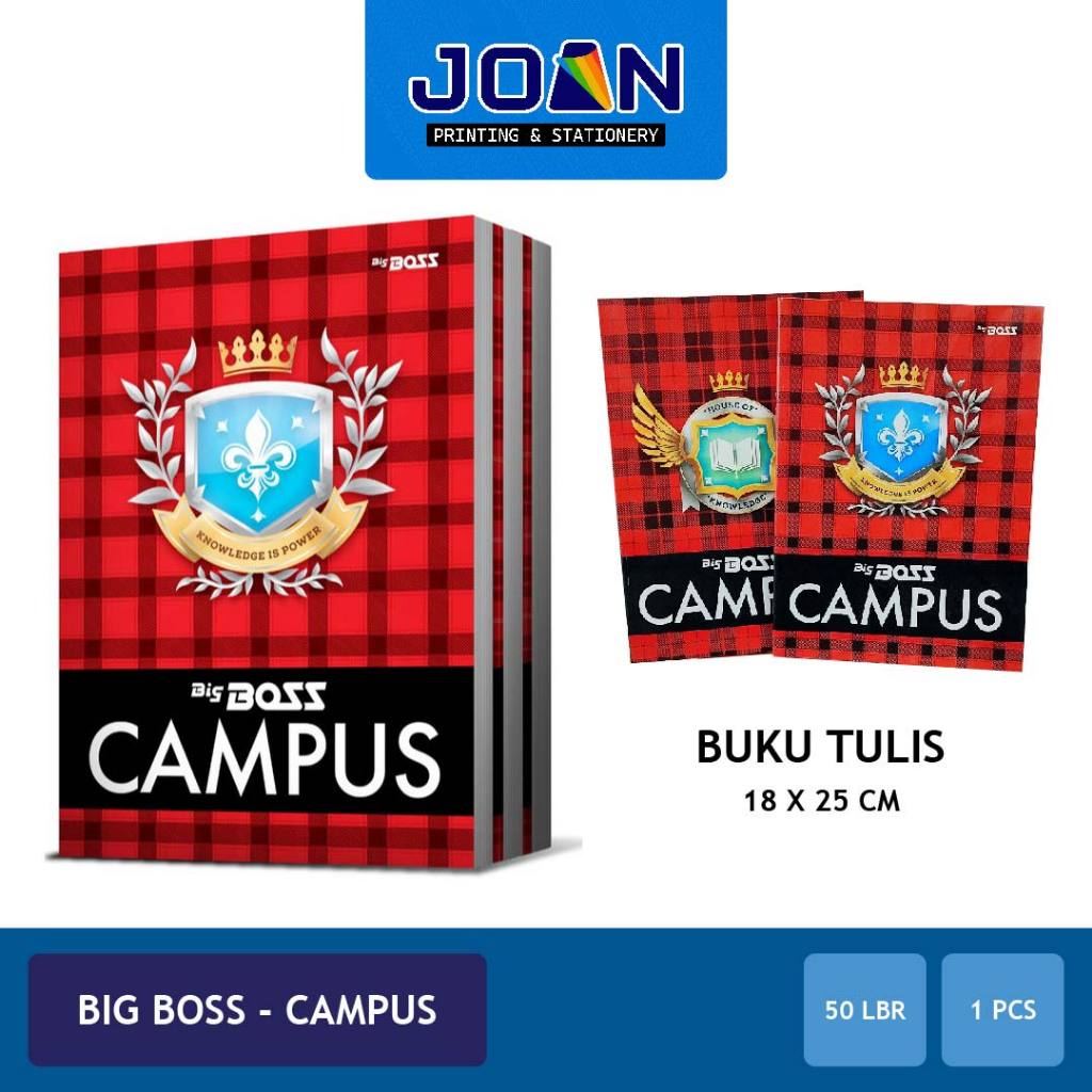 Buku Tulis Campus 50 Lembar / BIG BOSS Campus isi 50 Lembar - 1 Pack | Satuan