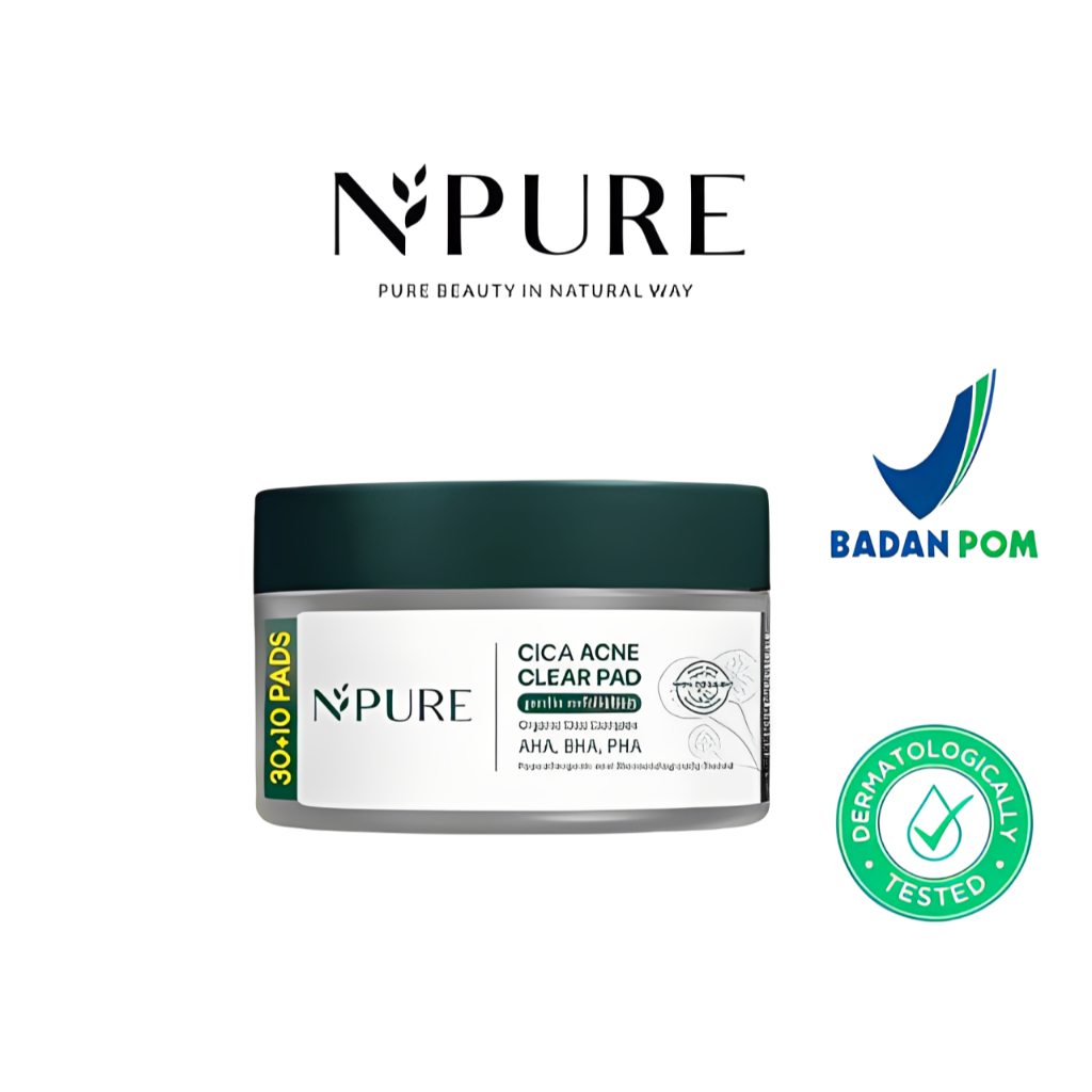 Npure Cica Clear Pad – Exfoliating & Hydrating 30 + 10 Pads