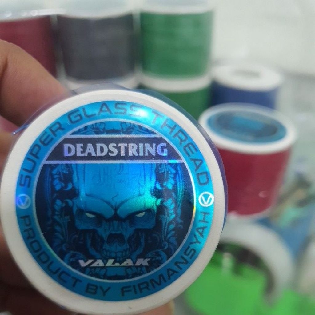 1 slop gelasan senar matot bogel VALAK TENGKORAK BIRU original Firmansyah