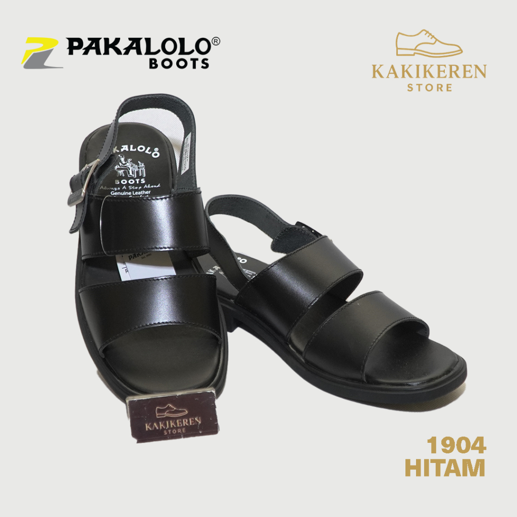 [COD] PAKALOLO NEW 1904 ORIGINAL 100% - SEPATU SANDAL KULIT PRIA