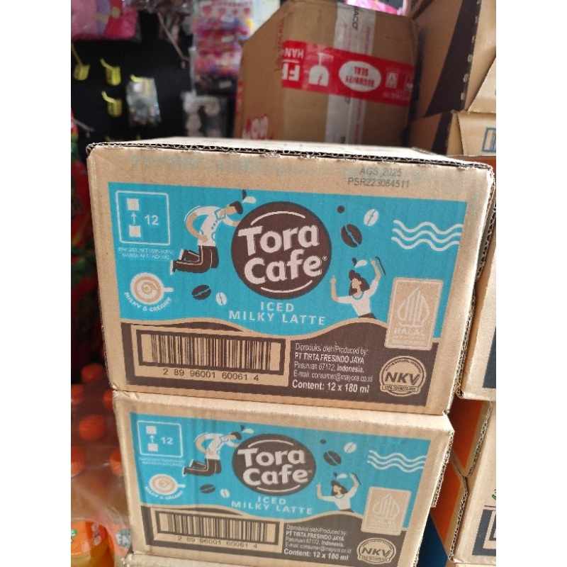 Tora Cafe Minuman Kopi Siap Minum 1 karton 12 Botol x 180ml