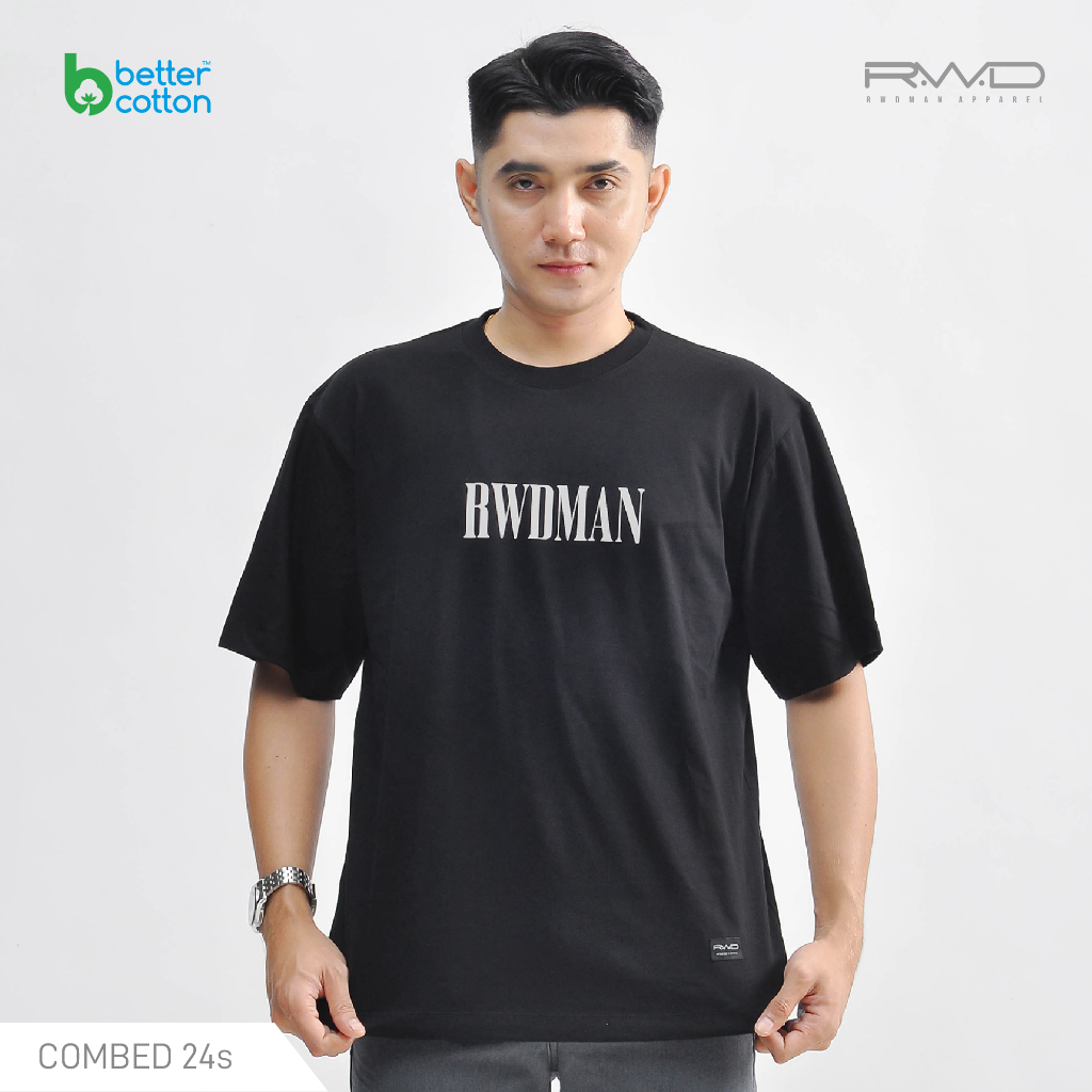 RWDMAN - Cotton BCI T-Shirt Pria Oversize Deadly Romance EG 02.129
