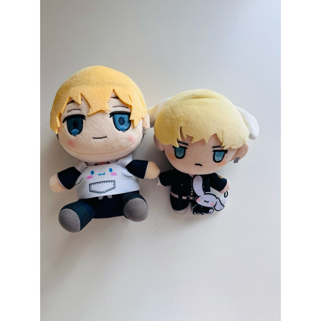 tokyo revengers plush doll sanrio cinnamoroll x chifuyu matsuno set