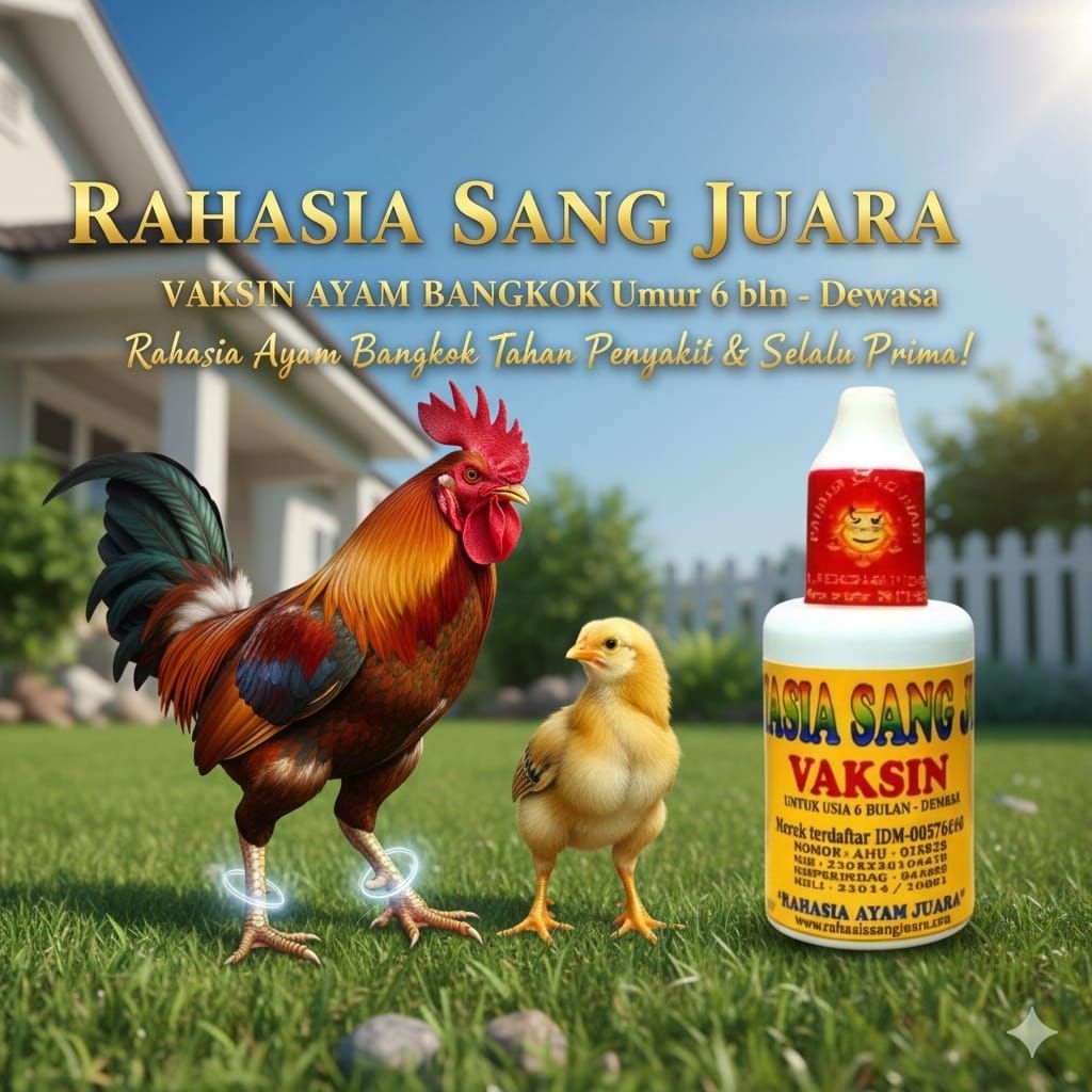 VAKSIN AYAM BANGKOK USIA 6 BULAN - DEWASA