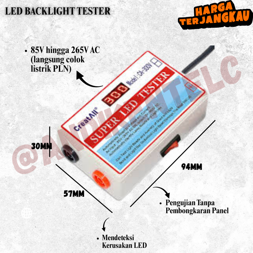 BACKLIGHT TESTER LED (TES LAMPU BL)