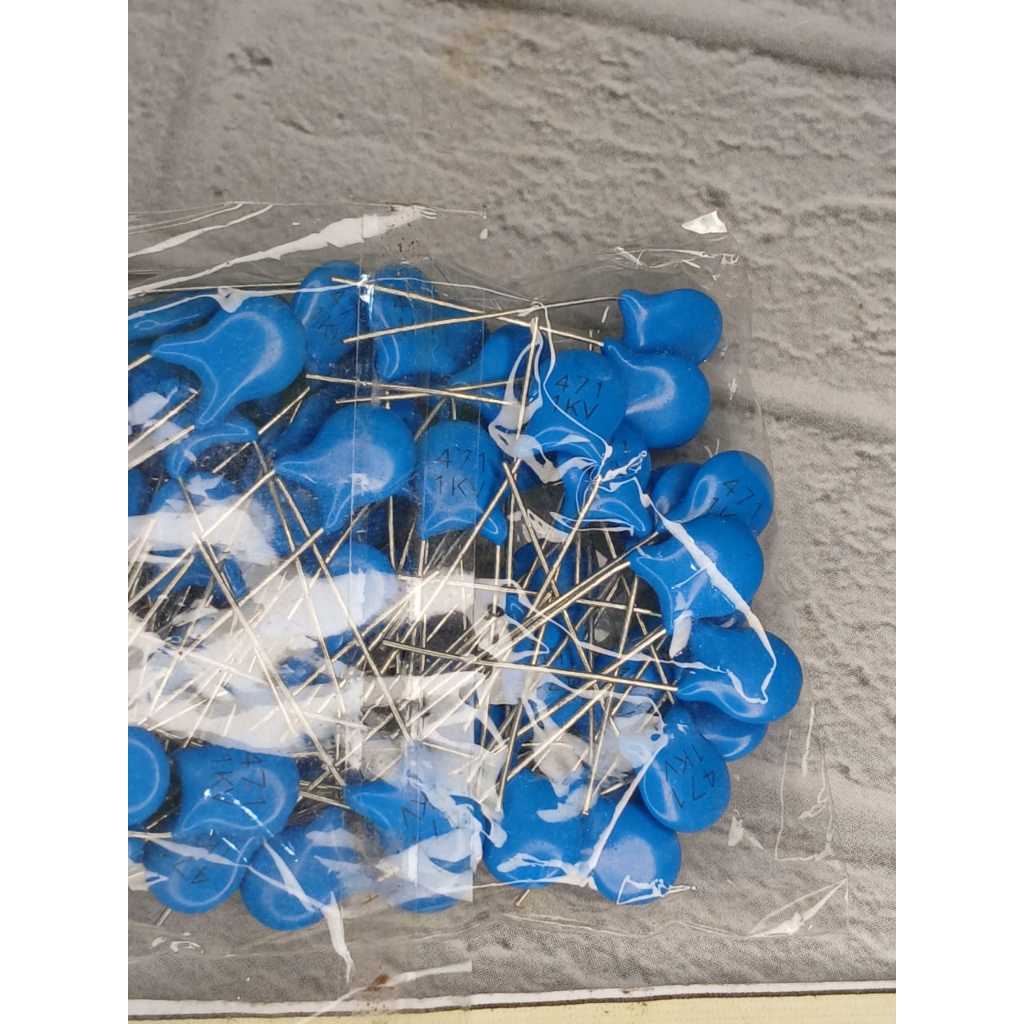 Capacitor ceramic 471pf 1kv